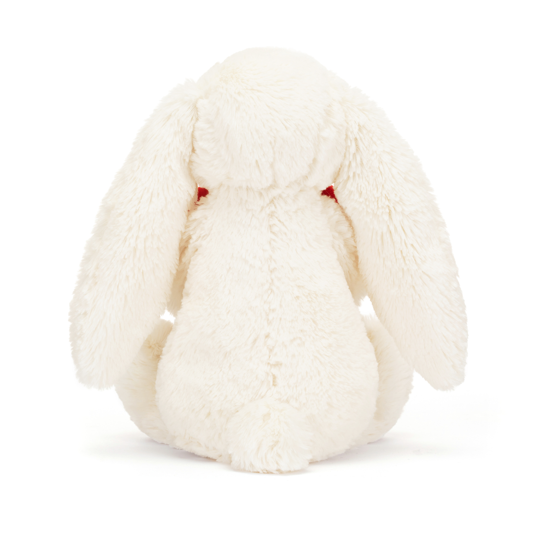 Bashful Red Love Heart Bunny Original