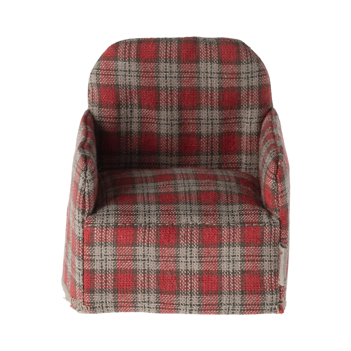 Maileg - Red Checker Chair