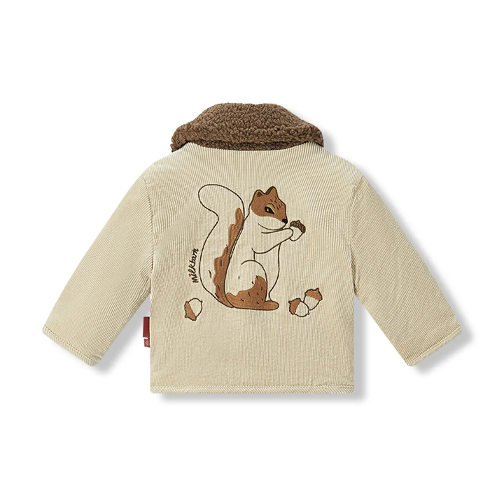 Chipmunk Corduroy Sherpa Reversible Jacket