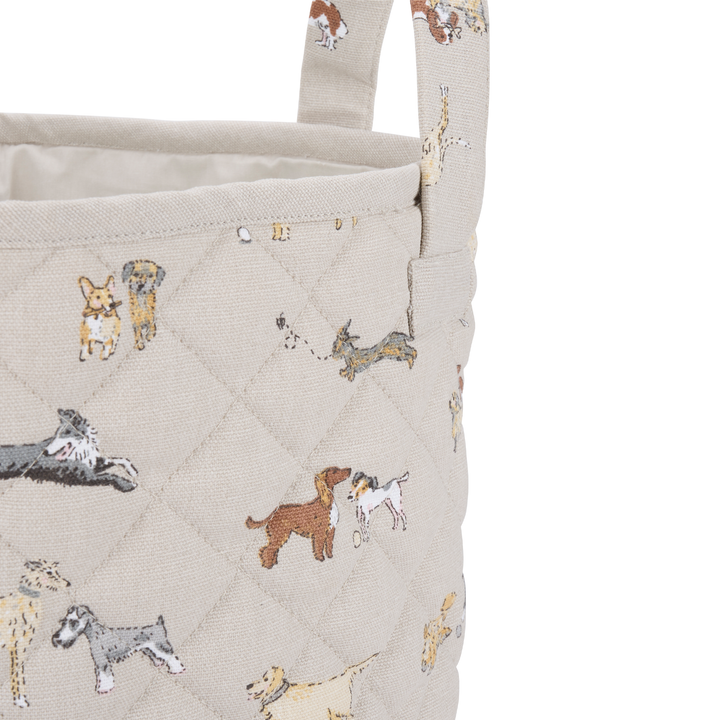 Doggy Daycare Quilted Storage Basket