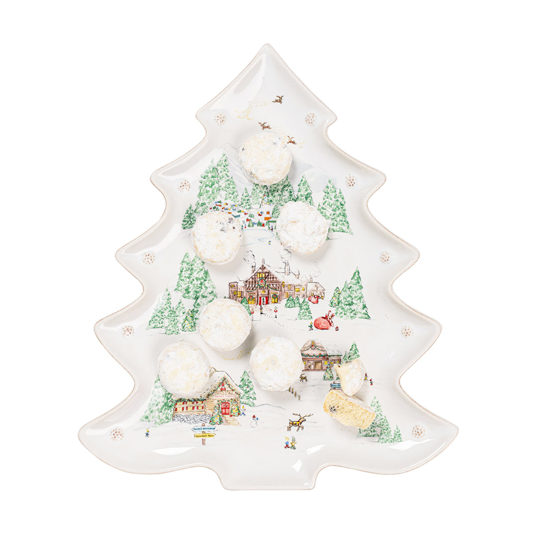 Juliska North Pole Tree Platter Large