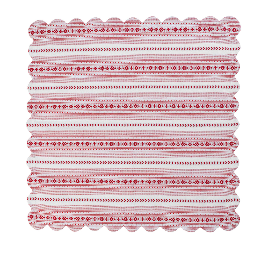 Juliska Villa Stripe Napkin - Ruby