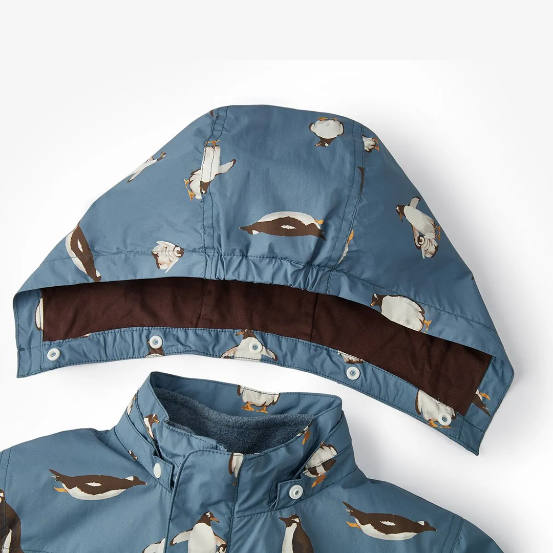 Penguin Hooded Windbreaker Jacket