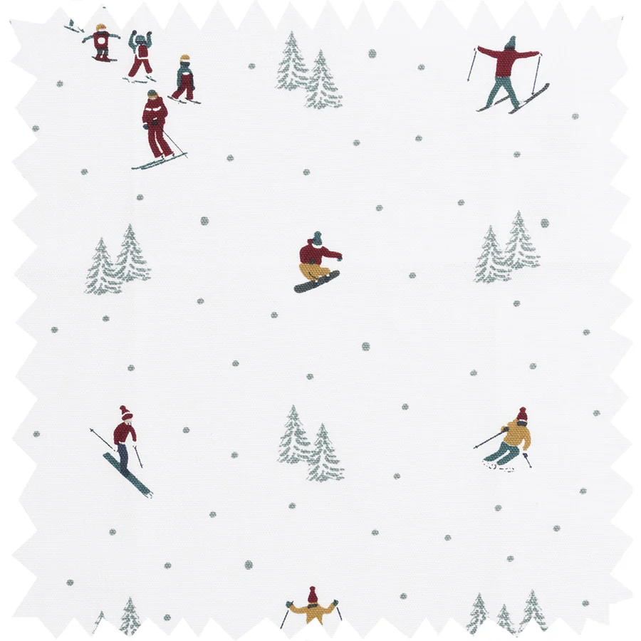 Skiing Table Runner 14" x 110"