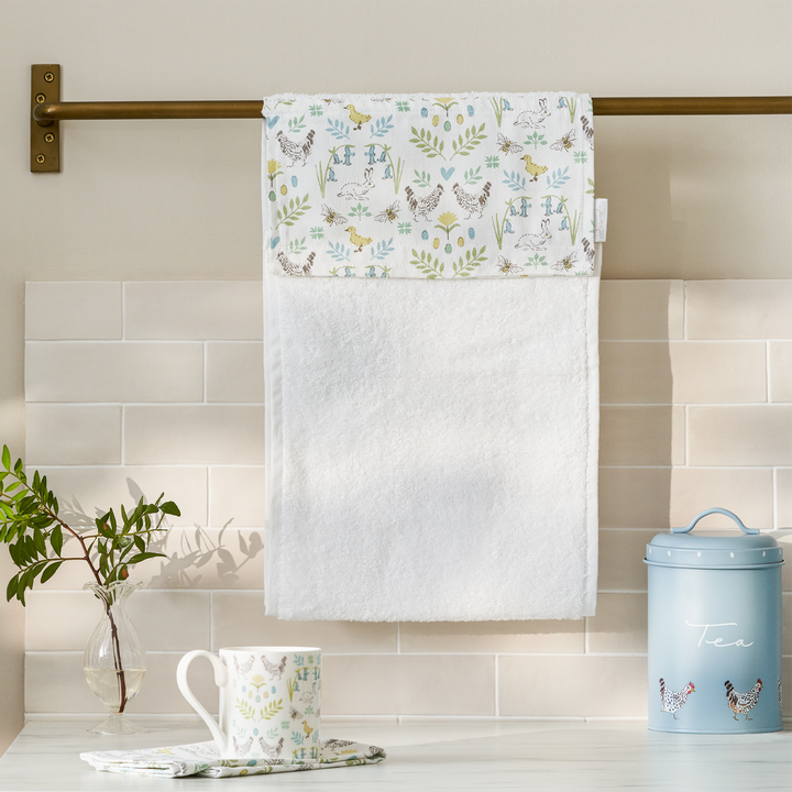 Spring Chicken Roller Hand Towel