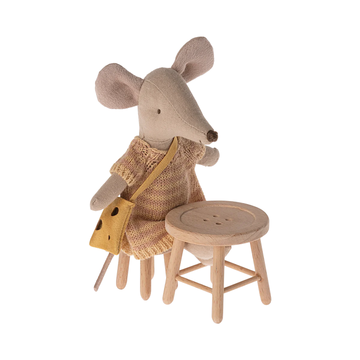 Maileg - Table & Stool, Mouse