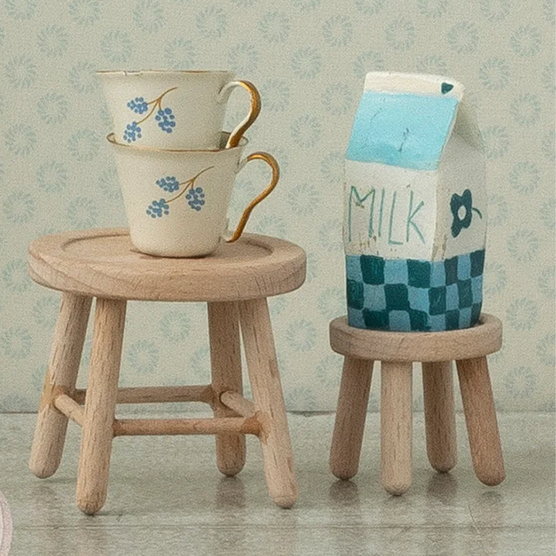 Maileg - Table & Stool, Mouse