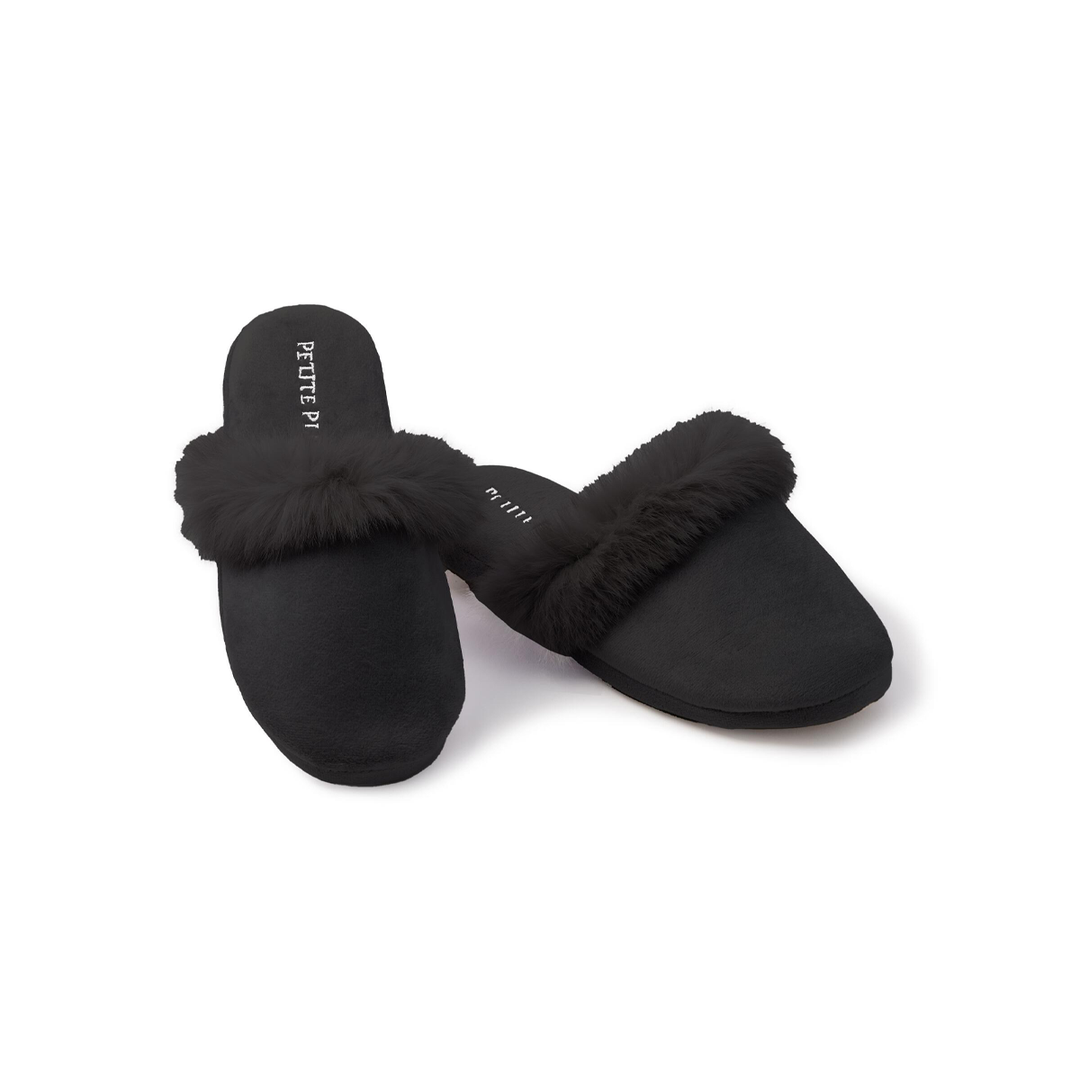 Women's Faux Fur Trim Slipper