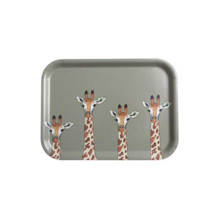 Giraffe Birchwood Tray Small