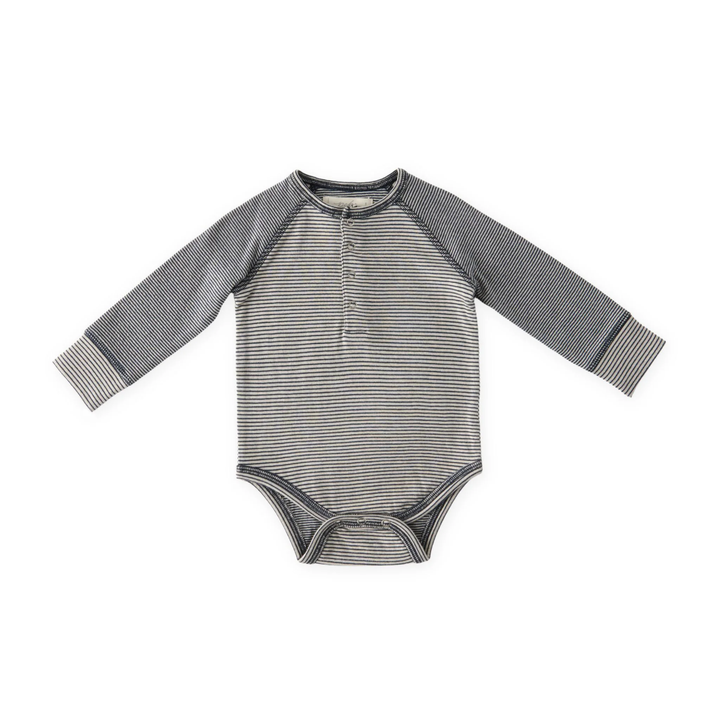 Sailor Stripe Raglan One Piece In Ink By PEHR