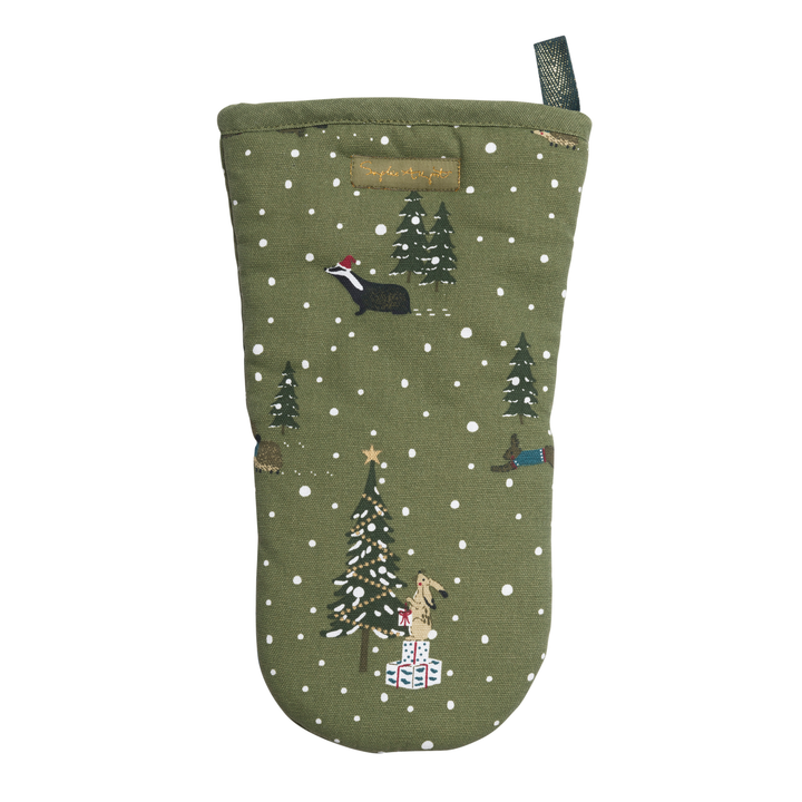 Festive Forest Oven Mitt