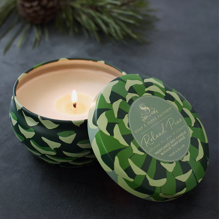 Roland Pine Soy Candle Tin 6oz