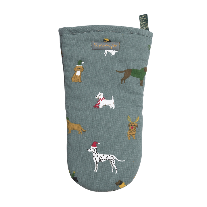 Christmas Dogs Oven Mitt