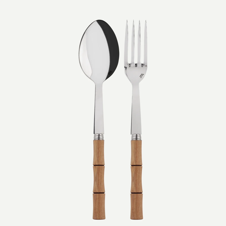 Light Bamboo Serving Set