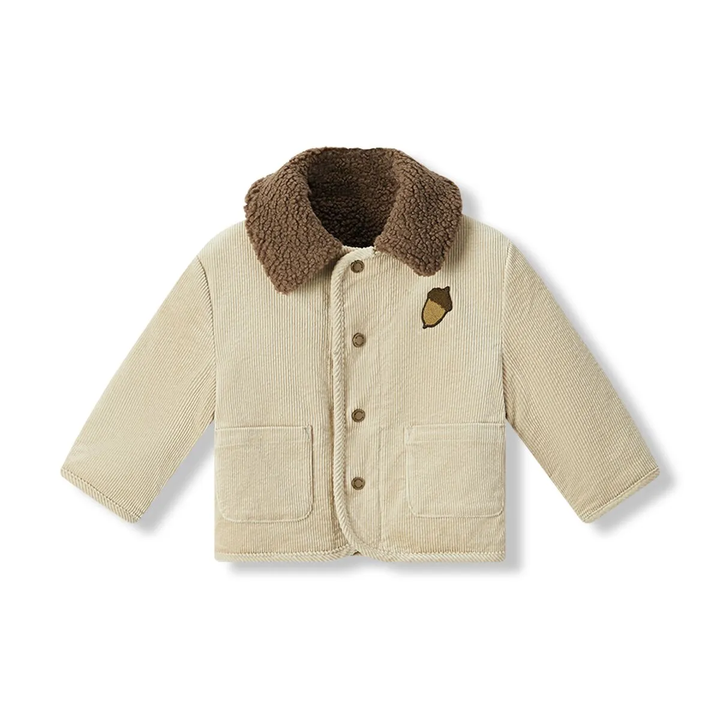 Chipmunk Corduroy Sherpa Reversible Jacket