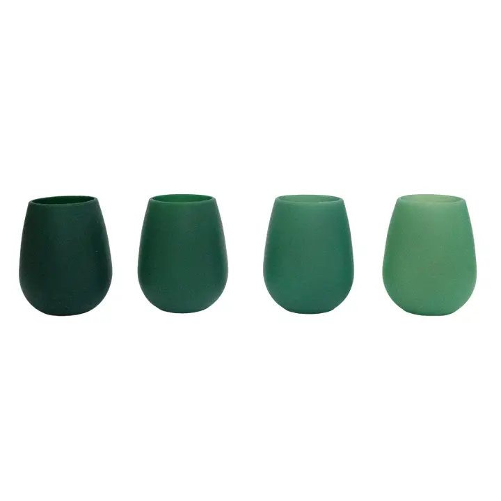 FEGG Silicone Stemless Glass Set Of Four