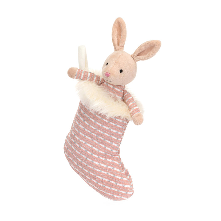 Shimmering Stocking Bunny