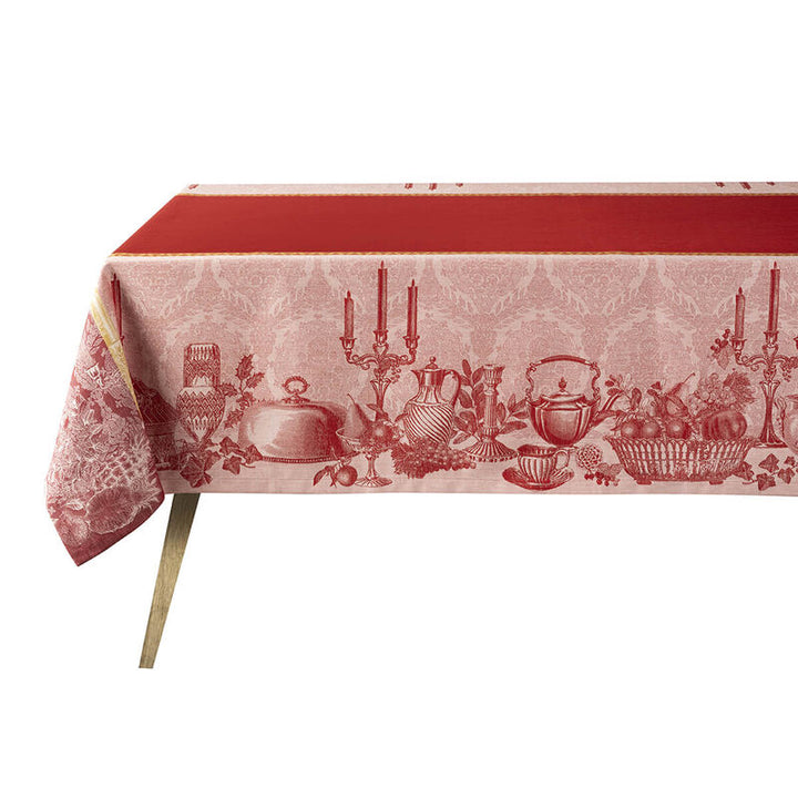 Festin Cotton Tablecloth Red 69" x 98"