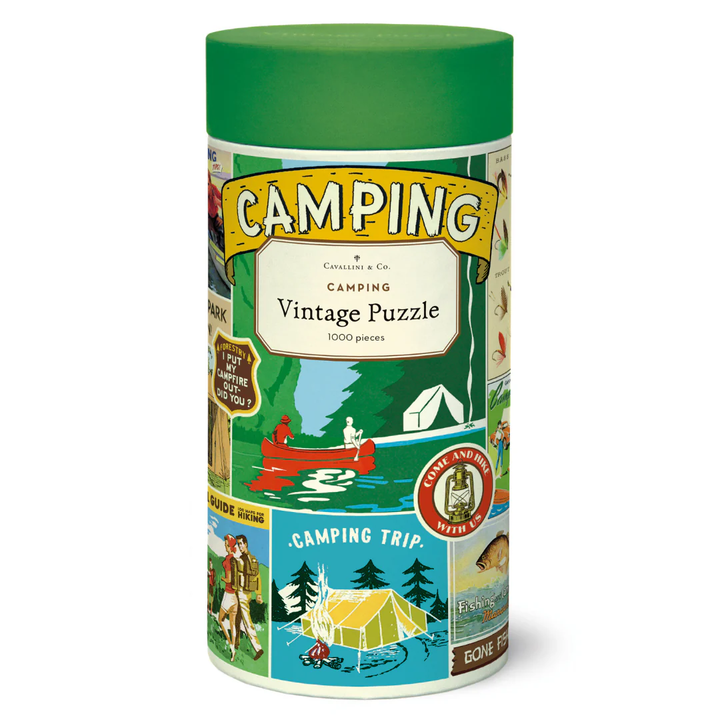 Vintage Camping 1000 Piece Puzzle