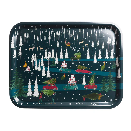 Home For Christmas Serving Tray Large