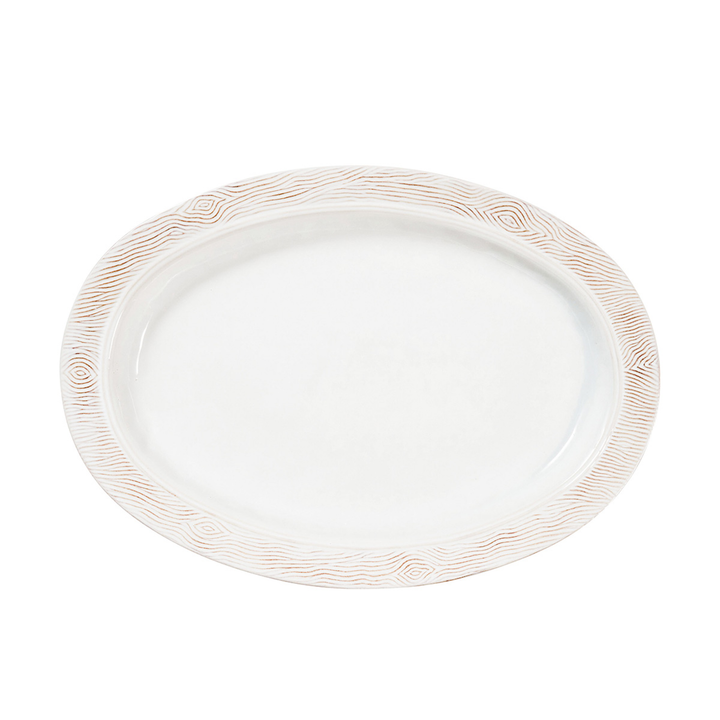 Juliska Blenheim Oak 18" Platter - Whitewash