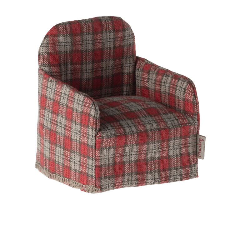 Maileg - Red Checker Chair