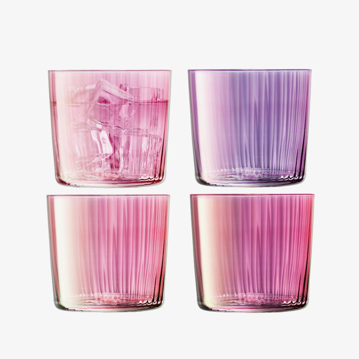 Garnet Gem Tumblers 10 oz Set Of Four