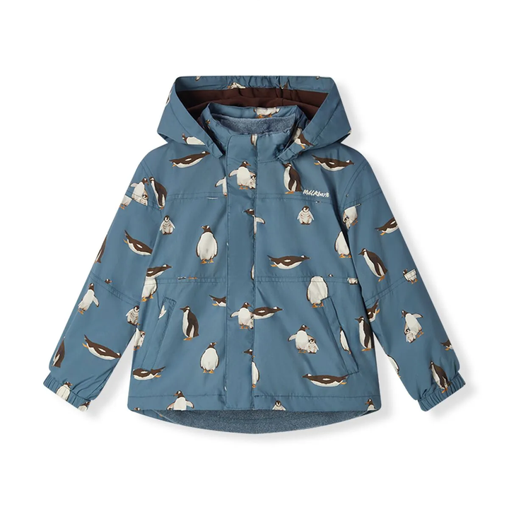 Penguin Hooded Windbreaker Jacket