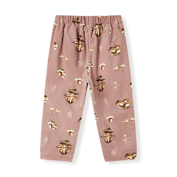 Organic Corduroy Casual Pant Mushroom