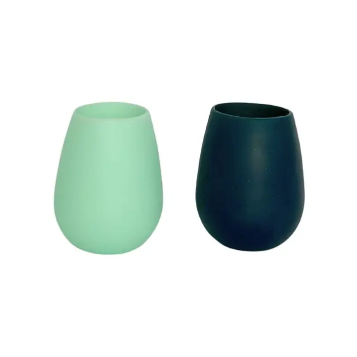 FEGG Silicone Stemless Glass Set Of Two