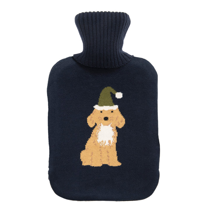 Christmas Dogs Hot Water Bottle