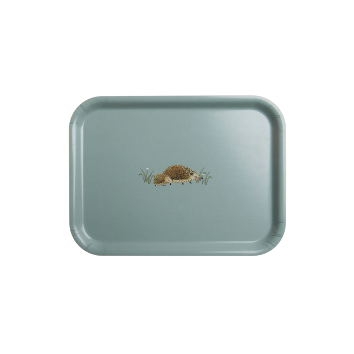 Hedgehogs Birchwood Tray Small