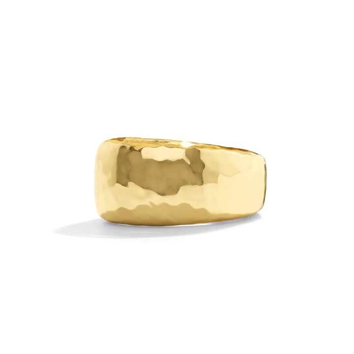 Cleopatra Hammered Gold Ring Size -