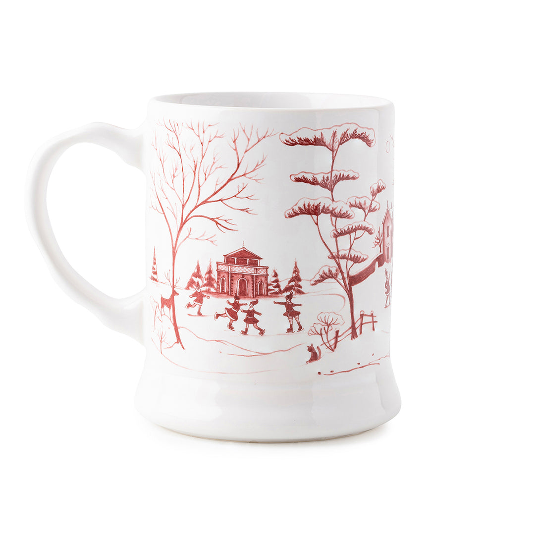 Juliska Winter Frolic Mr. & Mrs. Claus Mug - Ruby