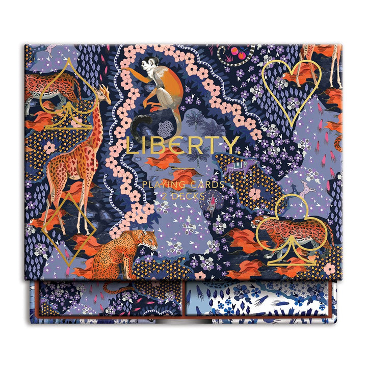 Liberty London Maxine Playing Cards Set Of Two