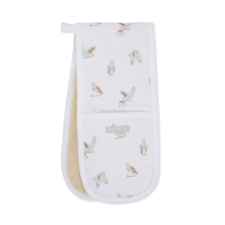 Snowy Owl Double Oven Glove