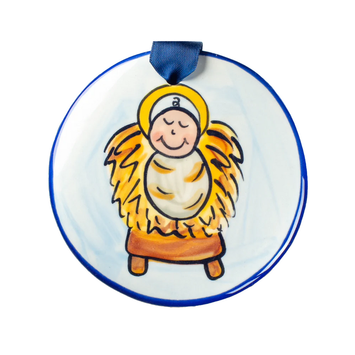 Baby In Manger Ornament