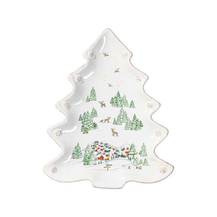 Juliska North Pole Tree Platter Large