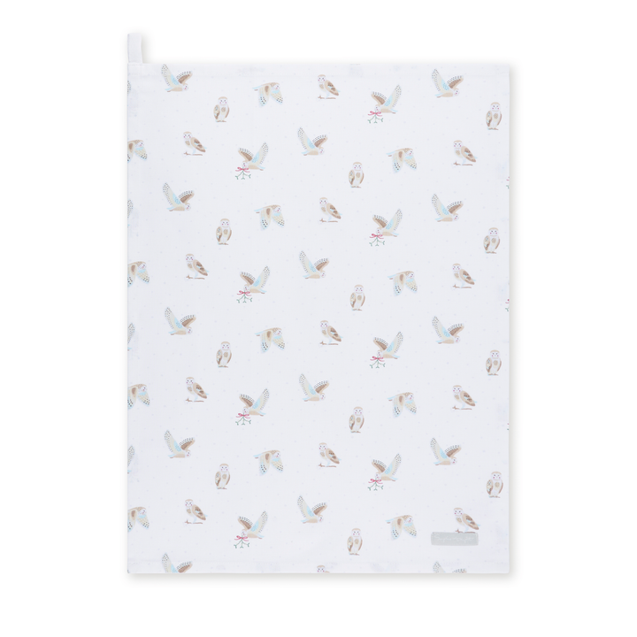 Snowy Owl Dishtowel