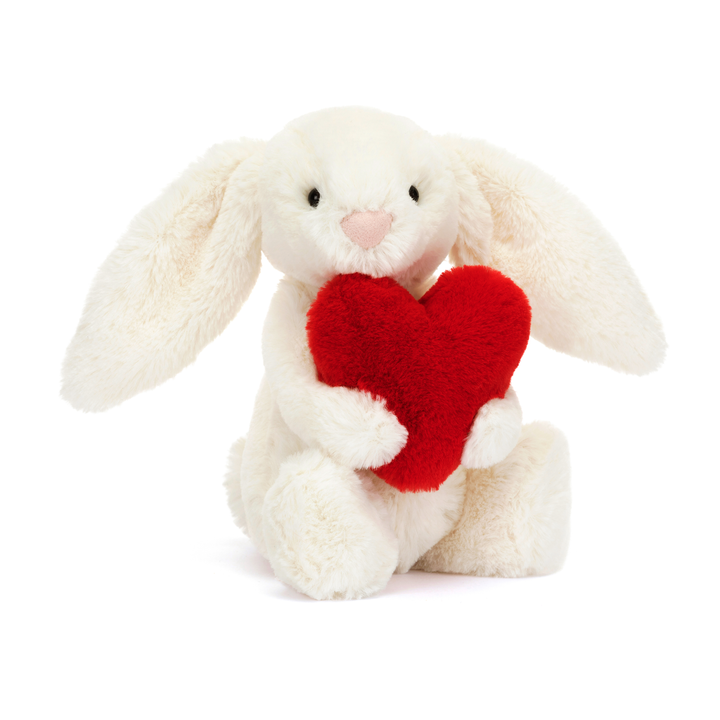 Bashful Red Heart Bunny Little