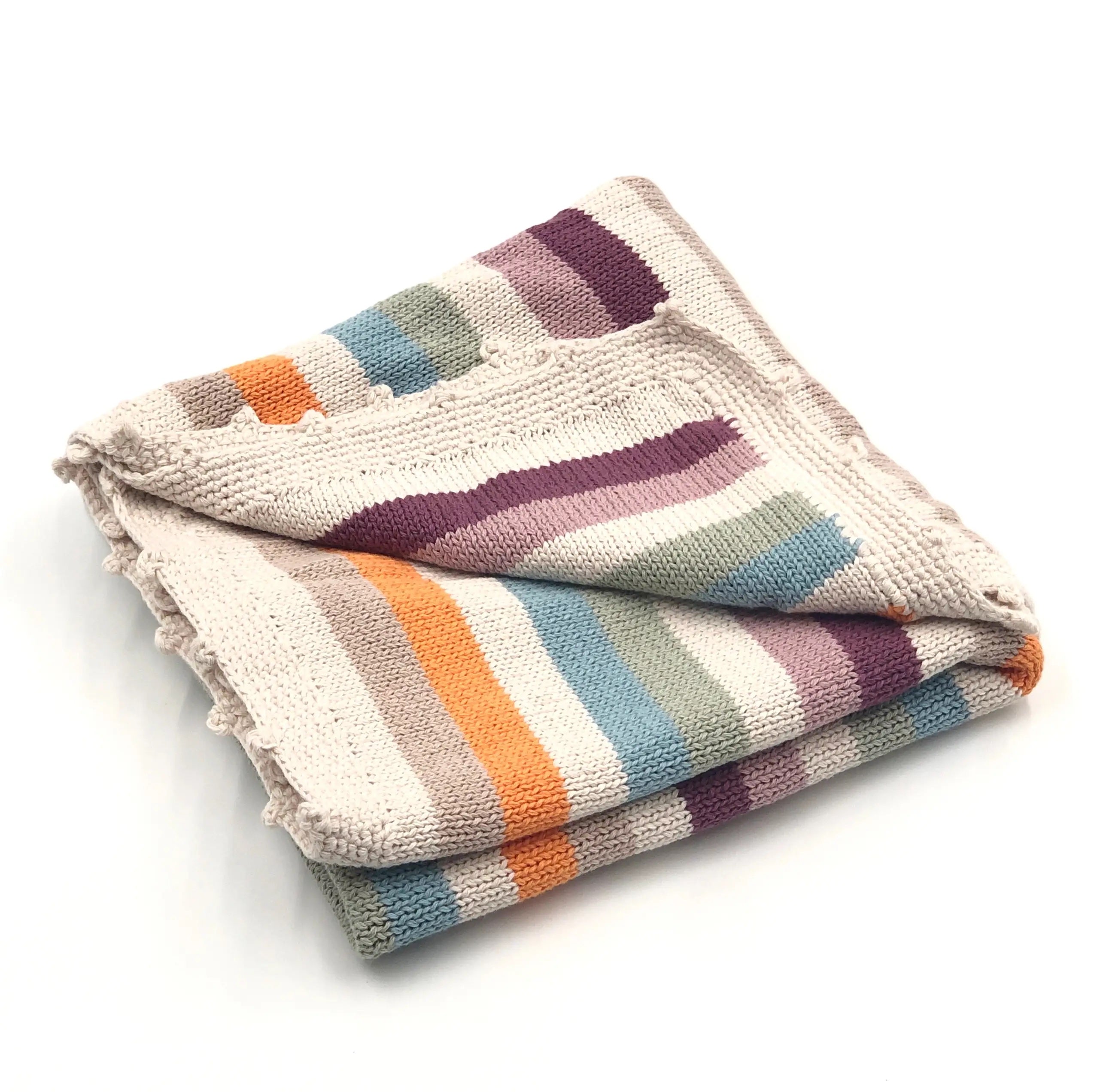 Stripey discount baby blanket