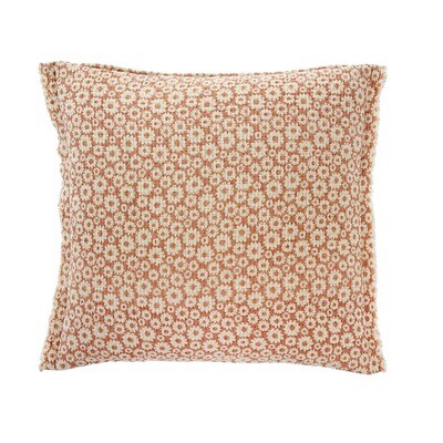 Ditsy Pillow Coral 20" x 20"
